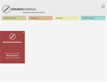 Tablet Screenshot of kuechenkompass.com